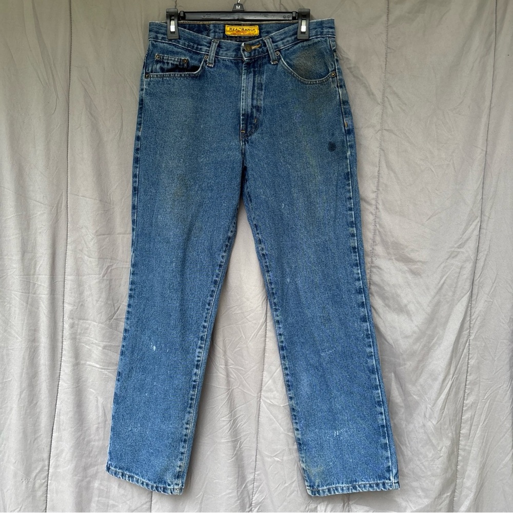 Blue Relaxed Fit Jeans Classic Style